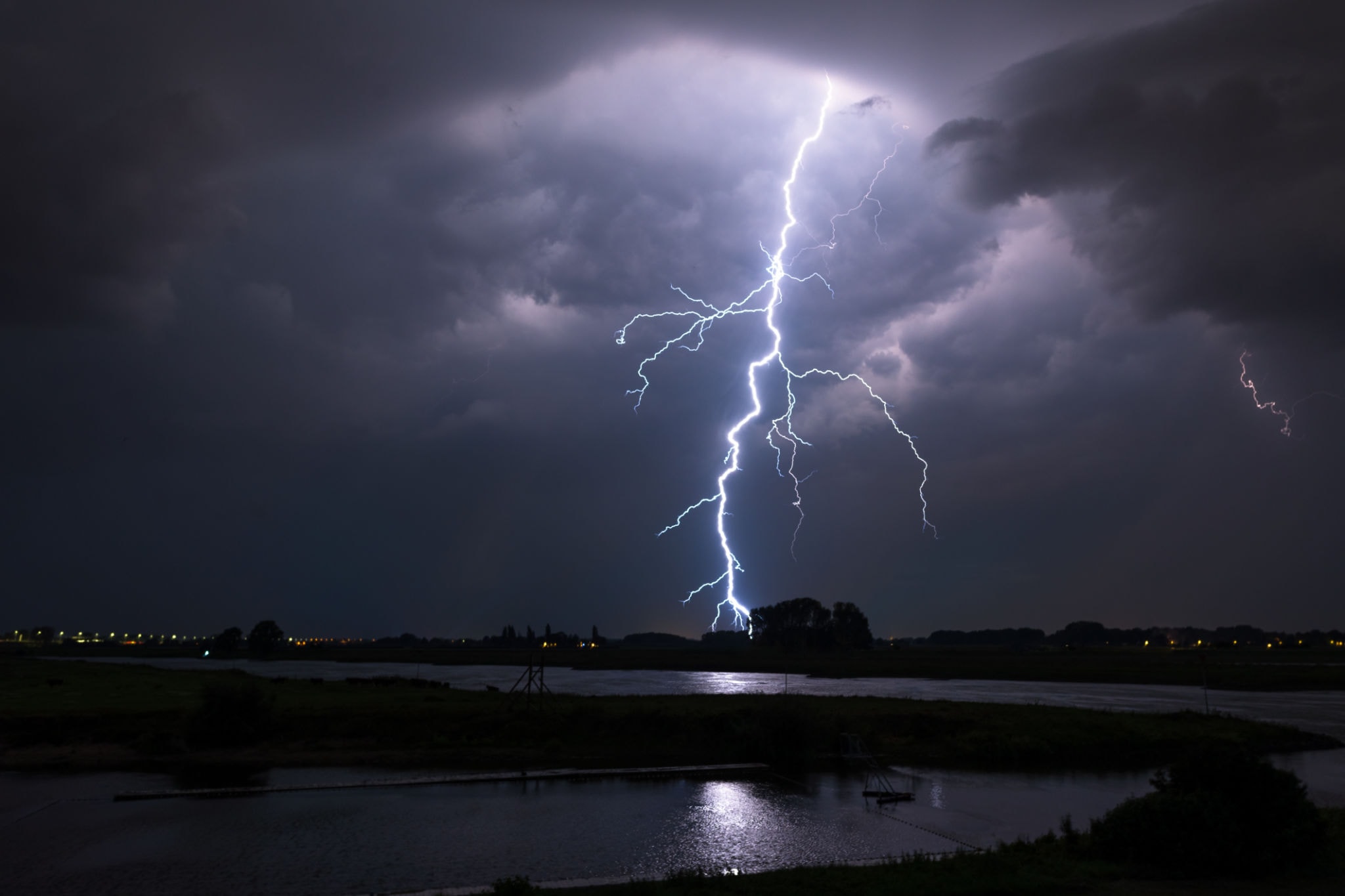 Thunderstorm on the St. John's River — Now and Zen Sailing Charters cancellation policy